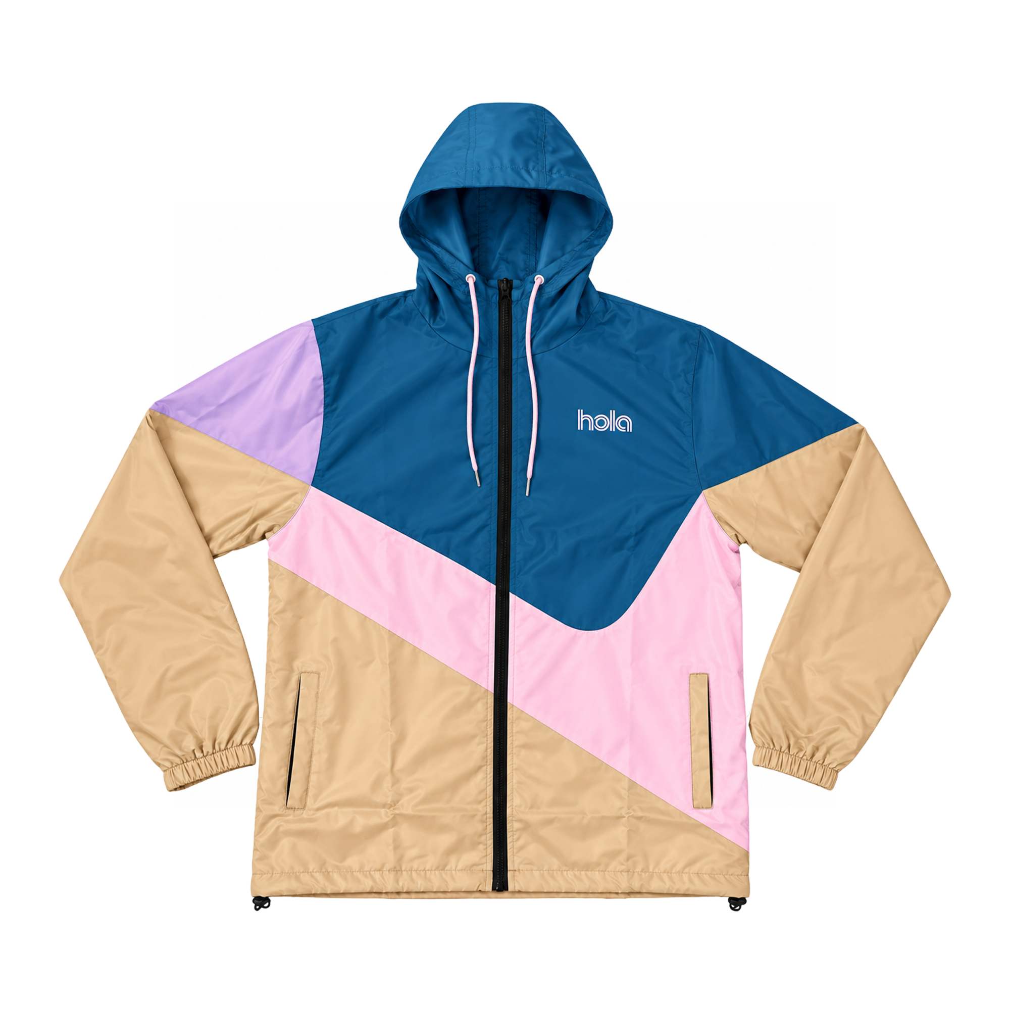 Hola Windbreaker Jacket Green/Pink LIMITED EDITION