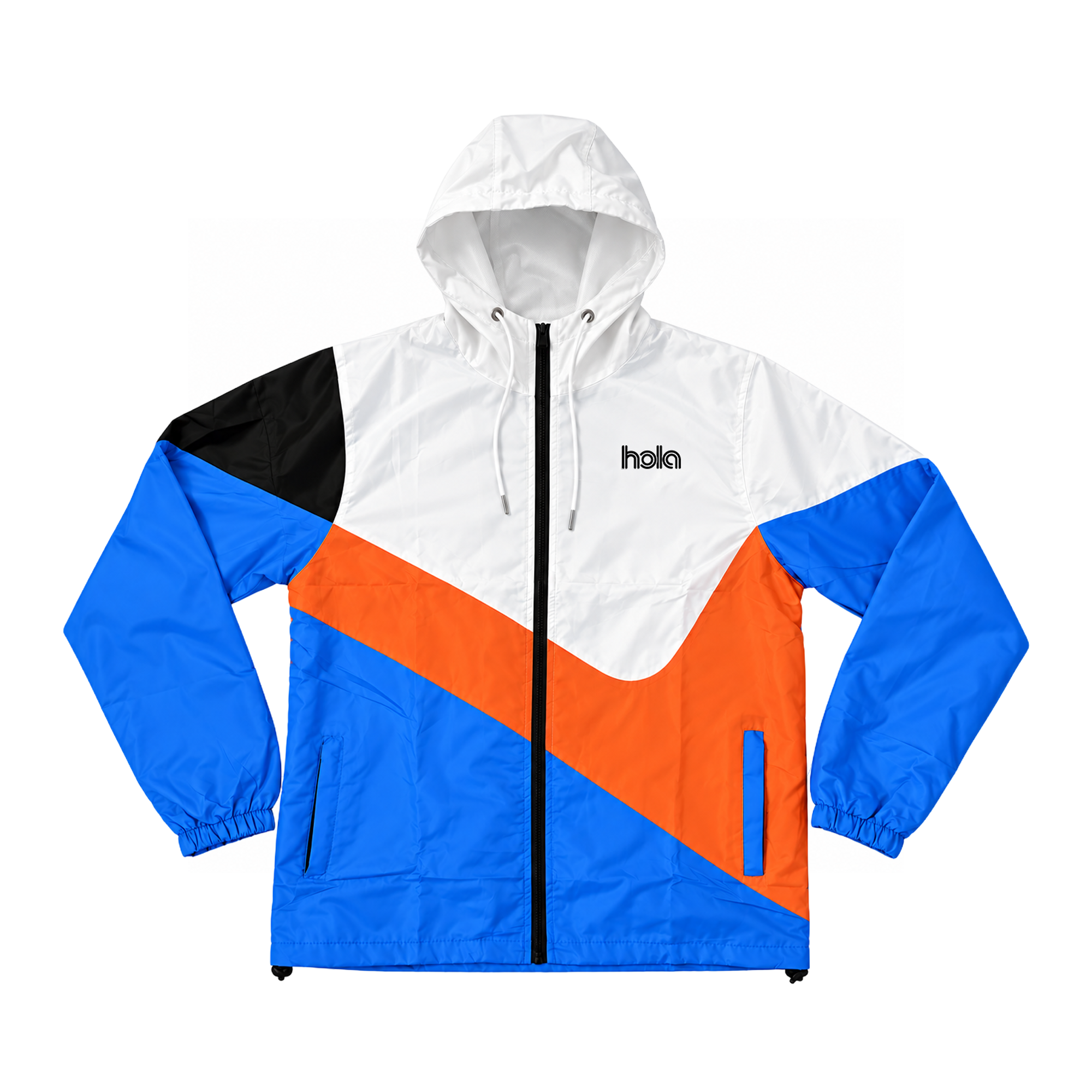 Hola Windbreaker Jacket White/Blue LIMITED EDITION