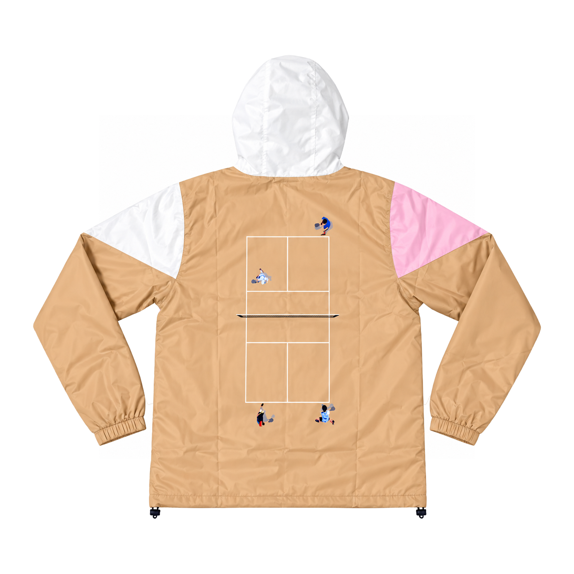 Hola Windbreaker Jacket White/Pink LIMITED EDITION