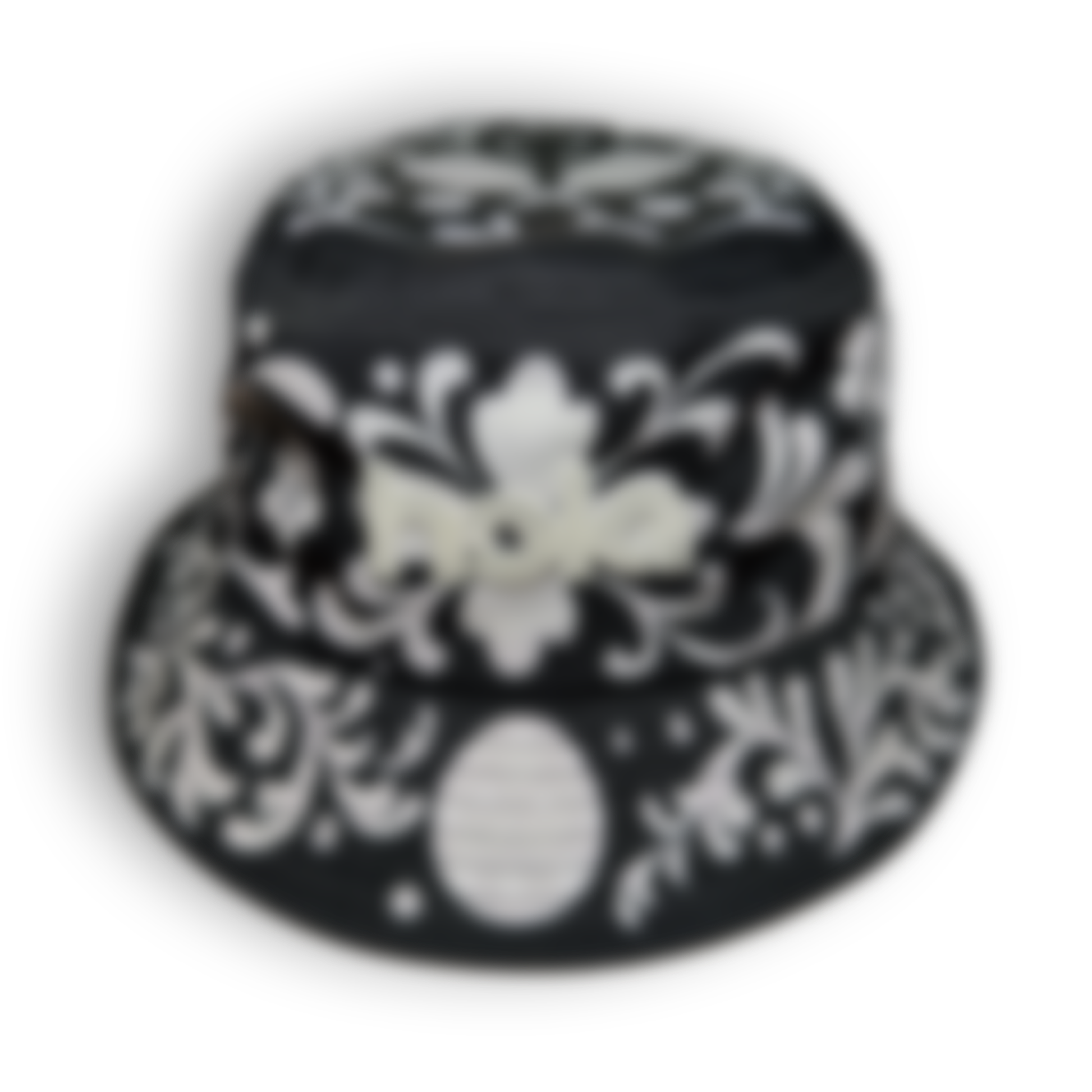 Hola Black Talavera Bucket Hat